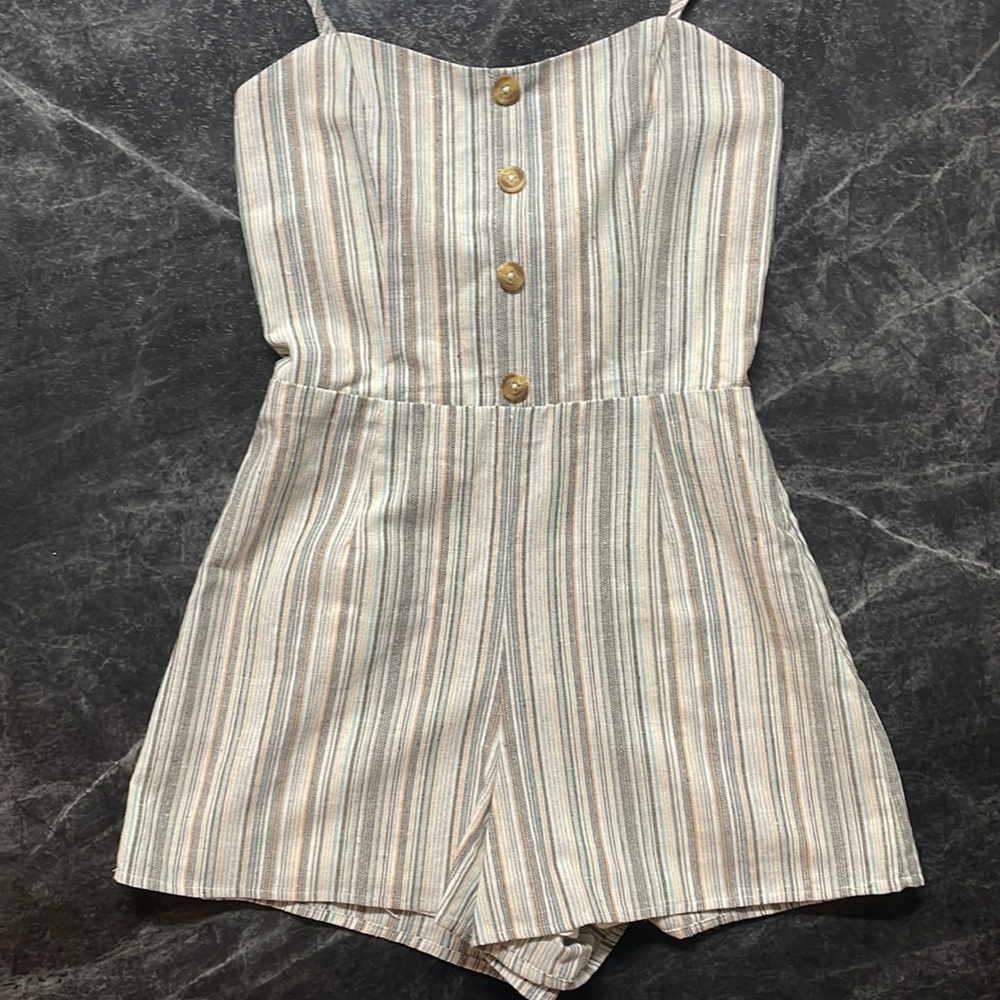 Cute striped romper from Altar’d State